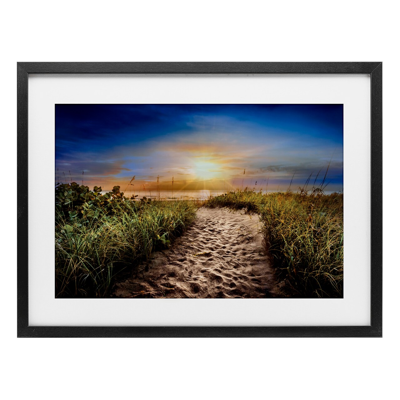 Stupell Industries Desert Trail In Sunrise Framed Print Under Glass, design by Celebrate Life Gallery